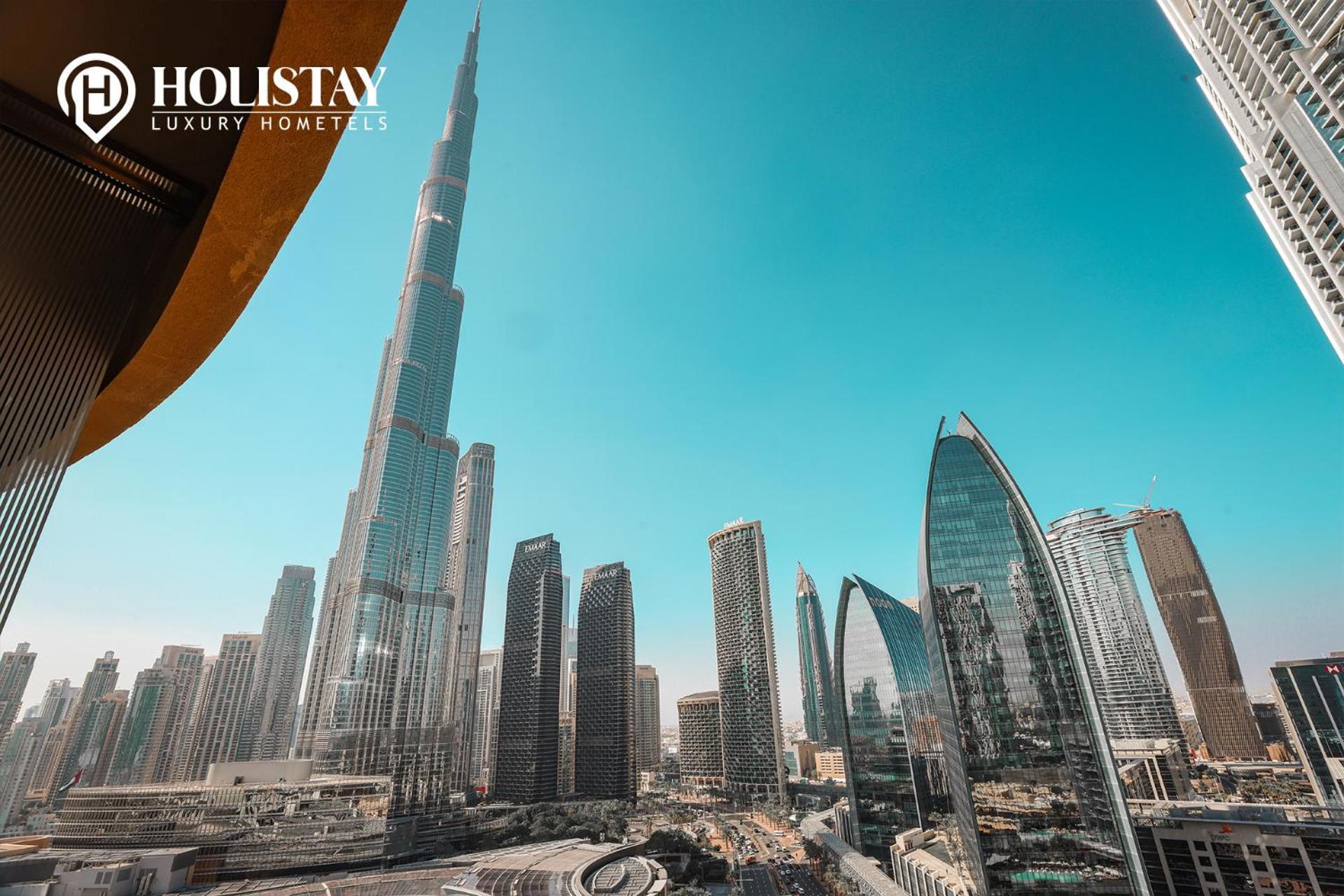 Holistay Luxury Homes - Burj Khalifa View - Direct Access Dubai Mall Exterior photo