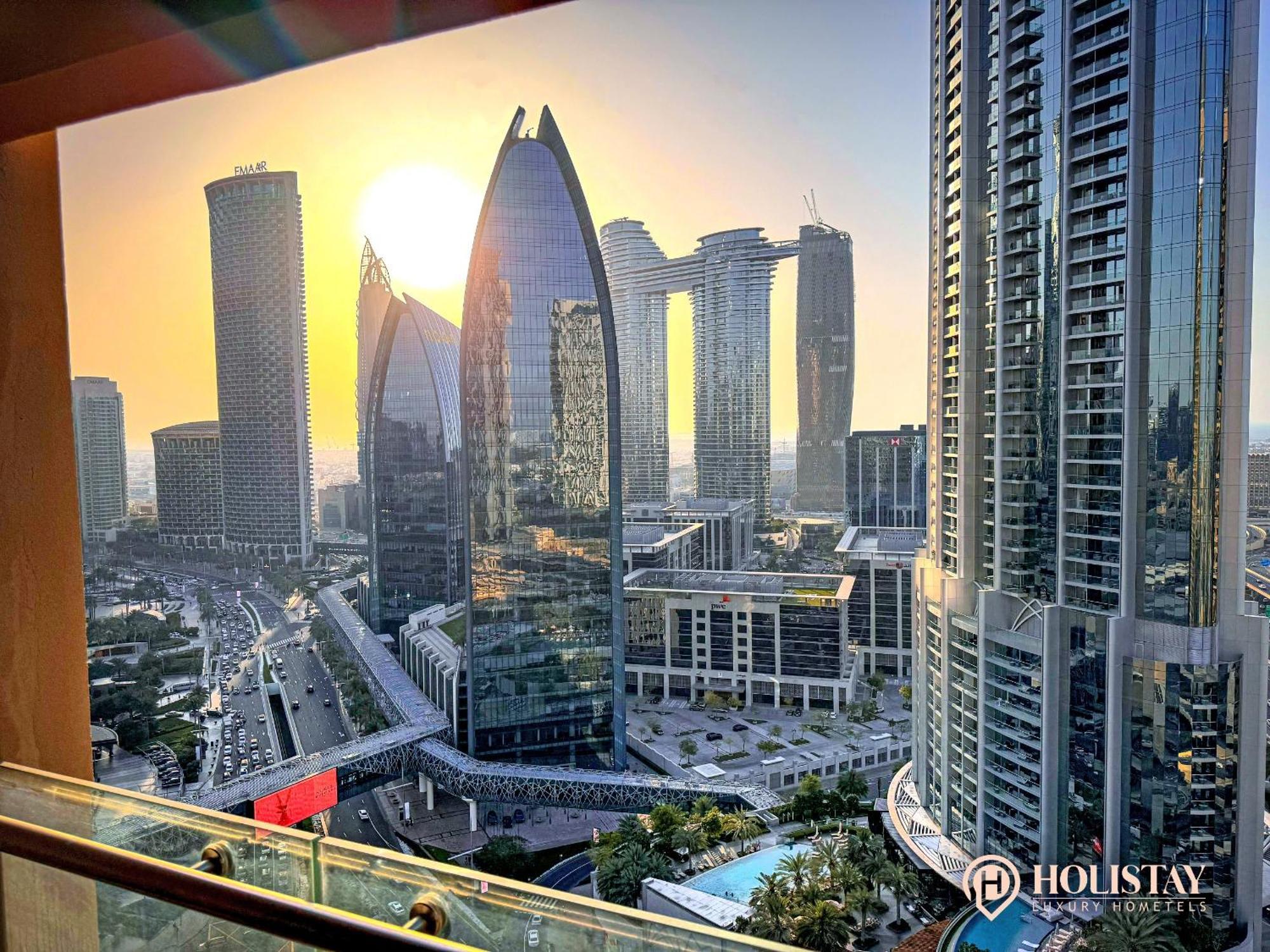 Holistay Luxury Homes - Burj Khalifa View - Direct Access Dubai Mall Exterior photo